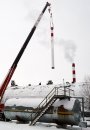 Монтаж второй дымовой трубы котельной "ПИМ" (санаторий "Юган", г. Нефтеюганск)